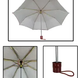 iii 3 Fold Maroon Color Manual Opening Umbrella Umbrella image 3