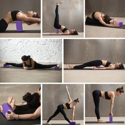 aquabucket Yoga Blocks Set of 1 High-Density Premium EVA Foam Yoga Blocks image 3