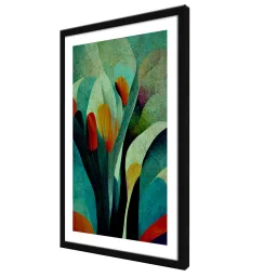 999store Floral Green Vinyl Painting image 3