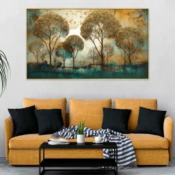 dekorstation Modern Gold Canvas Art Print image 1