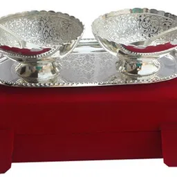 metalmastery Silver Decorative Platter image 1