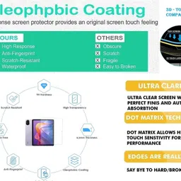 Bigil Tempered Glass Guard for REDMI Pad 2 11 inch Tablet, Perfect Fit image 2