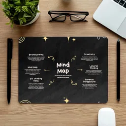 The Desi Monk Premium Mouse Pad, Non-Slip Base, Extra Comfort, Durable for Home and Office Use Non Slip Base Mousepad-picture-22