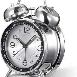 aravt Analog Silver Clock-picture-15