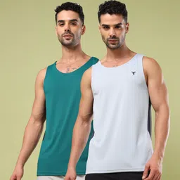 technosport Pack of 2 P-776 Men Vest image 1