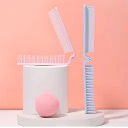 rinpoche 2 PCS Travel Friendly Folding Pocket Comb Double Sided image 4