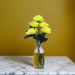 Yellow Rose Artificial Flower-image-26