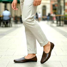 cultcode Traditional and Royal Hand-Crafted Ethnic Nagara Jutis For Men image 2