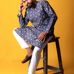 seawind Men Cotton Blend Kurta Pyjama Set image 3