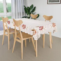 easttardomm Floral 4 Seater Table Cover-picture-22