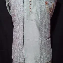 men choice Embroidered, Solid Men Waistcoat-picture-21