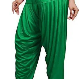 k m r garments Viscose Rayon Solid Patiala image 3