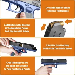 gex Shooting Toy Gun for Kids (12 Yeas Old)-AK48 Guns & Darts image 5