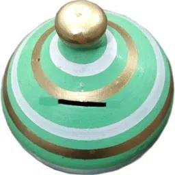 somudee Mitti Ki Gullak/Clay Gullak Large Coin Bank (Gift For Kids) Coin Bank image 2