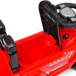 joyride Dstar Jeep4x4 Ride on Jeep for Kids |Music & Horn| Backrest Storage & Big Wheels Jeep Non Battery Operated Ride On image 4