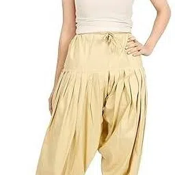 easyugo Pure Cotton Solid Women ["Beige"] Salwar image 3