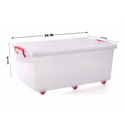 Moover Clear Plastic Storage Box by Regalo image 3