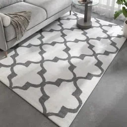 jaipur rugs Grey Geometrical Wool 5 ft X 8 ft Flat Weaves-picture-26