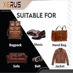 XERUS Shoe Polish Cream Tan for Leather Shoes(50ML) bags, jackets, all leather item Leather Shoe Wax Polish image 3