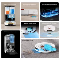 ILIFE T60s Robotic Vacuum Cleaner & Mop with Deep-Cleaning Suction Technology (6400 mAh Battery, White) image 2