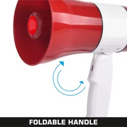 eastar Professional Megaphone with Talk/Record/Play/Siren/Music/USB and TF Plugs Outdoor PA System image 2