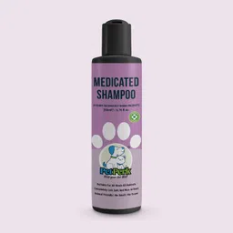 petperk Medicated Antifungal Shampoo for Dogs for Bacterial Infections, Ticks Anti-fungal Fresh Aqua Dog Shampoo image 5