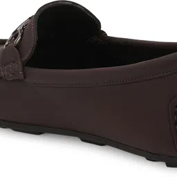 jk port Dark Brown Buckle Driving Shoes | Men's Brown Driving Loafers Loafers For Men image 4