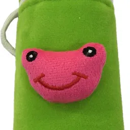 chinmay kids Velvet Bottle Covers for Feeding Bottles with Cute Animal Cartoon Popup, 240ml (Pack of 2) image 2