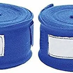 royalt Cotton/Nylon Boxing Hand Wraps Elastic Hand & Wrist Support (Blue) Boxing Hand Wrap-picture-20