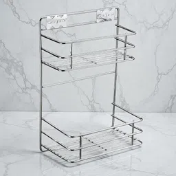 mshp BATHROOM RACK Stainless Steel Wall Shelf image 4