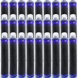 harinder Blue Fountain Pen Ink 27 Pc Cartridge Refills for Fine Writing & Calligraphy Ink Cartridge-picture-27