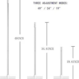 seox 2 in 1 Tiles Cleaning Brush Floor Scrub with Long Handle 120° Rotatable Bathroom Plastic Wet and Dry Brush image 5