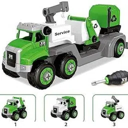 wonder creatures 3 in 1 City Cleaner Garbage Truck with Screwdriver for Urban Waste Management image 2