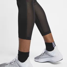 nike Solid Women Black Tights image 5