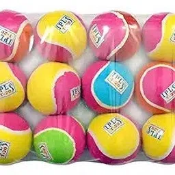Multicolor Tenniss Ball pack of 12 Tennis Ball-image-10