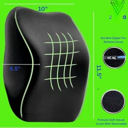 yaraenterprises Black Cotton Car Pillow Cushion for Mercedes Benz, Audi, Bajaj, Chevrolet, Daewoo, Datsun, Force, Ford, Ford, GM-picture-14