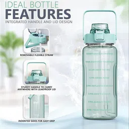 shree dhar MOTIVATIONAL WATER BOTTLE 900 ml image 3