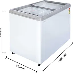 haier 297 L Double Door Standard Deep Freezer image 5