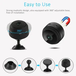 SPY HUB Full HD 1080P Mini WiFi Magnetic Camera Infrared Night Vision Micro Camera Security Camera image 4