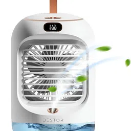 Bestor Humidifier Cooling Fan 3 Wind Speeds 90° Rotation 280ml Water Tank Low Cooling Fan Laptop Cooler-picture-32