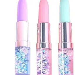 vadhavan 3 Lipstick Shape Pen Multicolor Ballpoint Pens Novelty Cute Writing Pens Ball Pen-picture-17