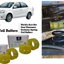 zacker for Etios, all 4 Coil Spring Buffer, Car Suspension Kit-picture-19