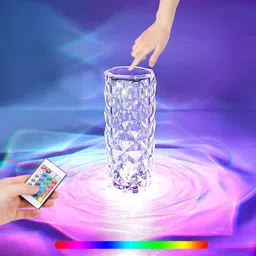 needyproducts Diamond Table Lamp Night Lamp in Multicolour changing with adjustable lamp Table Lamp-picture-33