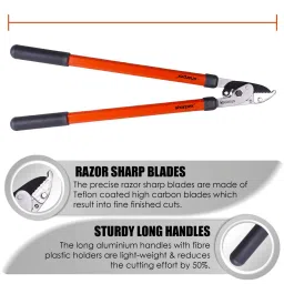 sharpex White Carbon Steel Lopper With Sturdy Handle Gardening Tool image 5
