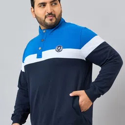 austivo Men Full Sleeve Solid Sweatshirt image 3