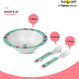 miss & chief by flipkart Baby Feeding Utensil Set with Bowl - Melamine image 3