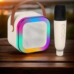 Wolcentra G62_k12 Wireless Karaoke Mic Speaker: K12 with RGB, 5W Bluetooth 10 W Bluetooth Home Audio Speaker-image-62