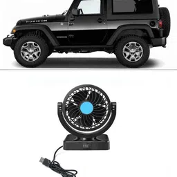 SINGLE Portable Single Head Car Fan 5V USB 360 Degree Adjustable CC-840 Car Interior Fan-image-31