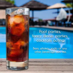 savorade (Pack of 6) DRINKWARE_0_11 shiny clear crystal drinkware glass (pack of 6) Glass Water/Juice Glass image 4