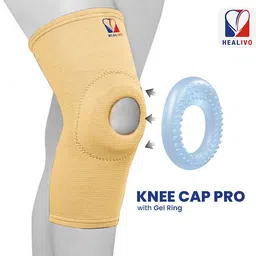 Knee Cap Open Patella with Gel Ring for Pain Relief, Knee Support Knee Support-image-7